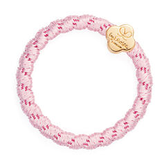 Haargummi By Eloise London Woven Gold Quatrefoil 1 St. Soft Pink