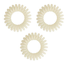 Haargummi BIFULL Profesional Bobbles Hair Band 3 St. Blanco - bílá