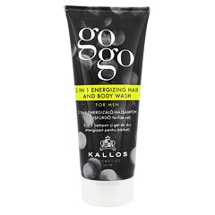 Duschgel Kallos Cosmetics Gogo 2 in 1 Energizing Hair And Body Wash 200 ml