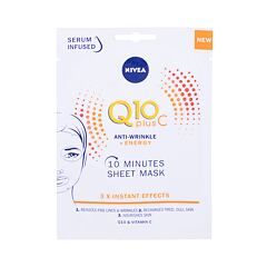 Masque visage Nivea Q10 Plus C 10 Minutes Sheet Mask 1 St.