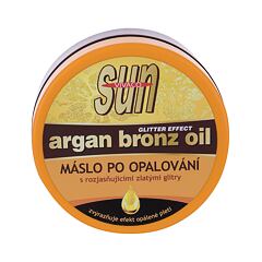 Soin après-soleil Vivaco Sun Argan Bronz Oil Glitter Aftersun Butter 200 ml