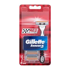 Rasierer Gillette Sensor3 Red Edition 1 Packung