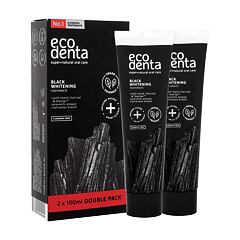 Zahnpasta  Ecodenta Toothpaste Black Whitening 100 ml Sets