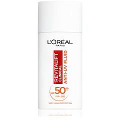 Crème de jour L'Oréal Paris Revitalift Clinical Anti-UV Fluid SPF50+ 50 ml