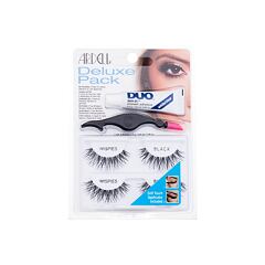 Falsche Wimpern Ardell Wispies Deluxe Pack 1 St. Black