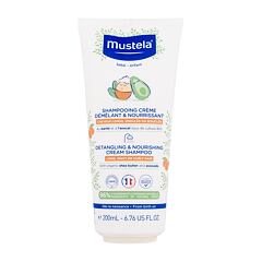 Shampoo Mustela Bébé Detangling & Nourishing Cream Shampoo 200 ml