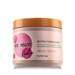 Haarmaske Inebrya Ice Cream Keratin Restructuring Mask 500 ml