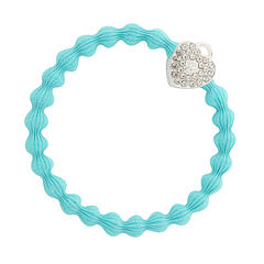 Haargummi By Eloise London Silver Bling Heart Lock 1 St. Turquoise
