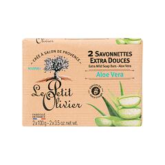Seife Le Petit Olivier Aloe Vera Extra Mild Soap 200 g
