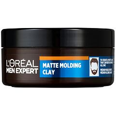 Crème pour cheveux L'Oréal Paris Men Expert Barber Club Messy Hair Molding Clay 75 ml