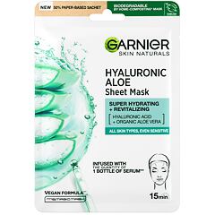 Gesichtsmaske Garnier Skin Naturals Hyaluronic Aloe Serum Tissue Mask 1 St.