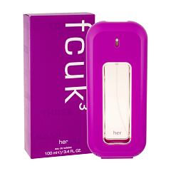 Eau de Toilette Fcuk 3 100 ml