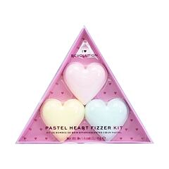 Badebombe I Heart Revolution Heart Pastel Bath Fizzer Kit 40 g Strawberry Sets