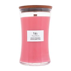 Bougie parfumée WoodWick Melon & Pink Quartz 85 g