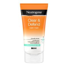 Masque visage Neutrogena Clear & Defend Wash-Mask 150 ml