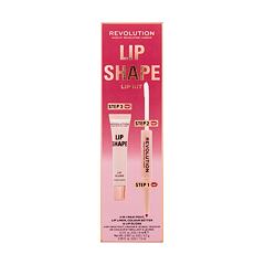 Lipgloss Makeup Revolution London Lip Shape 9 ml Rose Pink Sets