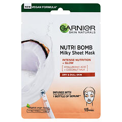 Gesichtsmaske Garnier Skin Naturals Nutri Bomb Coconut + Hyaluronic Acid 1 St.
