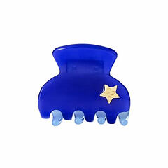 Haarspange By Eloise London Small Hair Claw Gold Star 1 St. Blue Breeze