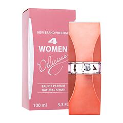 Eau de Parfum New Brand Parfums Prestige 4 Woman Delicious 100 ml