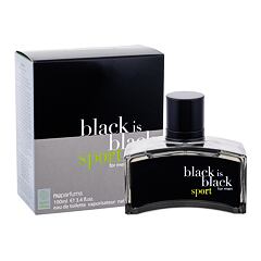 Eau de toilette Nuparfums Black is Black Sport 100 ml
