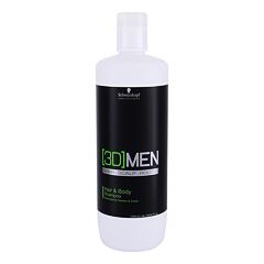Shampoo Schwarzkopf Professional 3DMEN Hair & Body 1000 ml