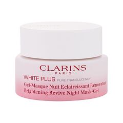 Gesichtsmaske Clarins White Plus Brightening Revive Night Mask-Gel 50 ml