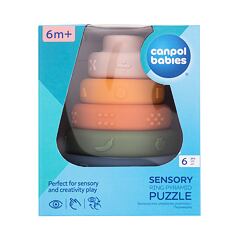 Spielzeug Canpol babies Sensory Ring Pyramid Puzzle 1 St.