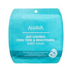 Masque visage AHAVA Age Control Even Tone & Brightening Sheet Mask 17 g