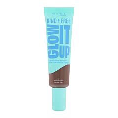 Foundation Rimmel London Kind & Free Glow It Up Moisturising Skin Tint 30 ml 605 Deep Chocolate