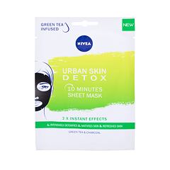 Gesichtsmaske Nivea Urban Skin Detox 10 Minutes Sheet Mask 1 St.