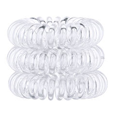 Élastique à cheveux Invisibobble The Traceless Hair Ring 3 St. Crystal Clear