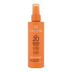 Sonnenschutz Collistar Smart Sun Protection Tanning Moisturizing Milk Spray SPF20 200 ml