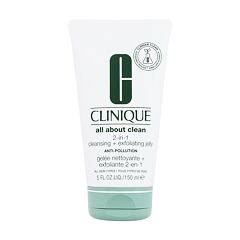 Gel nettoyant Clinique All About Clean 2-IN-1 Cleansing + Exfoliating Jelly 150 ml