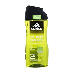 Gel douche Adidas Pure Game Shower Gel 3-In-1 New Cleaner Formula 250 ml