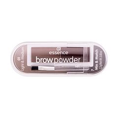 Augenbrauenpuder Essence Brow Powder Set 2,3 g 01 Light & Medium