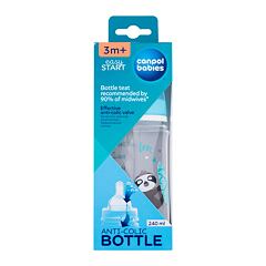 Biberon Canpol babies Exotic Animals Easy Start Anti-Colic Bottle Blue 0m+ 120 ml