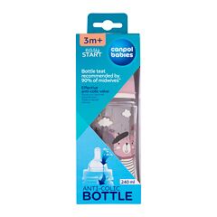 Biberon Canpol babies Bonjour Paris Easy Start Anti-Colic Bottle Blue 0m+ 120 ml