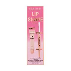 Lipgloss Makeup Revolution London Lip Shape 9 ml Pink Nude Sets