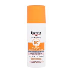 Sonnenschutz fürs Gesicht Eucerin Sun Protection Pigment Control Tinted Gel-Cream SPF50+ 50 ml Medium