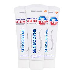 Zahnpasta  Sensodyne Sensitivity & Gum Whitening Trio 3x75 ml