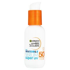 Sonnenschutz fürs Gesicht Garnier Ambre Solaire Super UV Invisible Serum SPF50+ 30 ml
