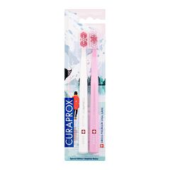 Brosse à dents Curaprox 5460 Ultra Soft Duo Winter Pink Edition 2 St.