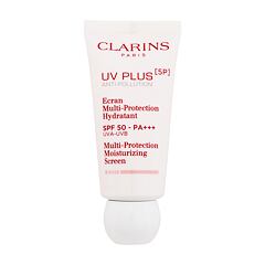 Tagescreme Clarins UV Plus 5P Multi-Protection Moisturizing Screen SPF50 30 ml Rose
