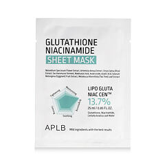 Gesichtsmaske APLB Glutathione Niacinamide Sheet Mask 25 ml