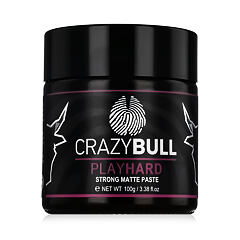 Haarcreme Crazy Bull Play Hard Strong Matte Paste 100 g