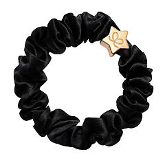 Élastique à cheveux By Eloise London Silk Scrunchie Gold Star 1 St. Black
