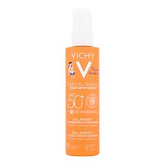 Sonnenschutz Vichy Capital Soleil Kids Cell Protect Water Fluid Spray SPF50+ 200 ml