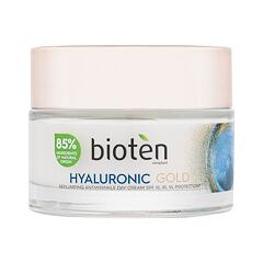 Crème de jour Bioten Hyaluronic Gold Replumping Antiwrinkle Day Cream SPF10 50 ml