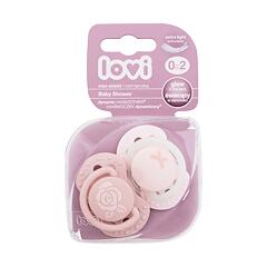 Sucette LOVI Baby Shower Dynamic miniSoother Girl 0-2m 2 St.