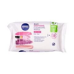 Lingettes nettoyantes Nivea Cleansing Wipes Gentle 3in1 25 St.